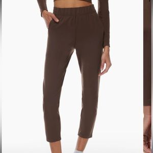 Aritzia The Group by Babaton Weekender Pant- Brown, Medium
